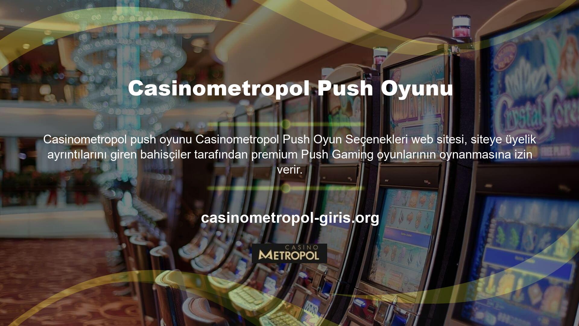 Yüksek kaliteli grafiklere sahip ve mobil cihazlara daha uygun olan oyunu Push Gaming geliştirdi Casinometropol web sitesinde çok iyi oyunlar mevcut